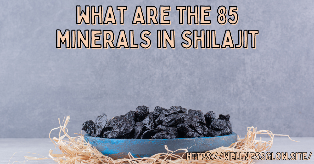 what are the 85 minerals in shilajit